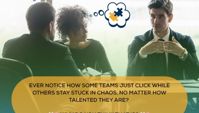 Managers & CEOs ever notice how some teams just click while others stay stuck in chaos, no matter how talented they are? Why do you think that is?