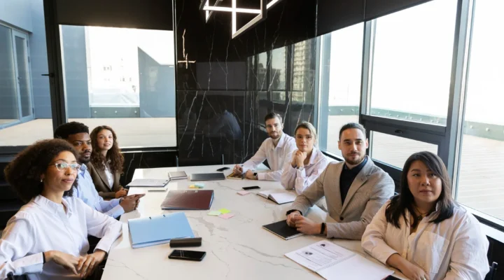 people taking part of business event